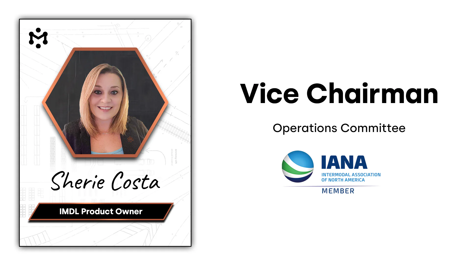 Sherie Costa Named Vice Chairman, IANA Operations Committee